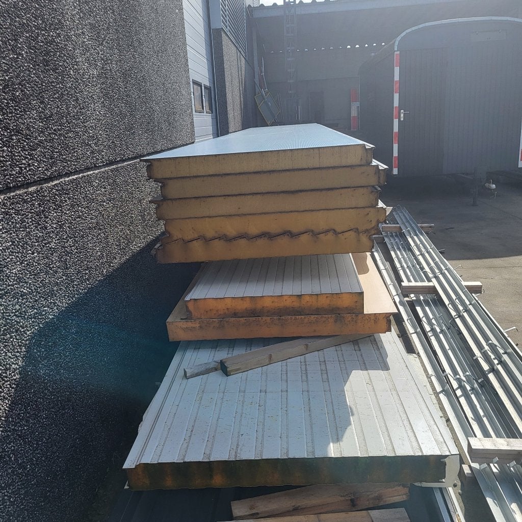 Restpartij sandwichpanelen, Doe-het-zelf en Verbouw, Ophalen, Gebruikt, Overige materialen, 50 tot 100 mm