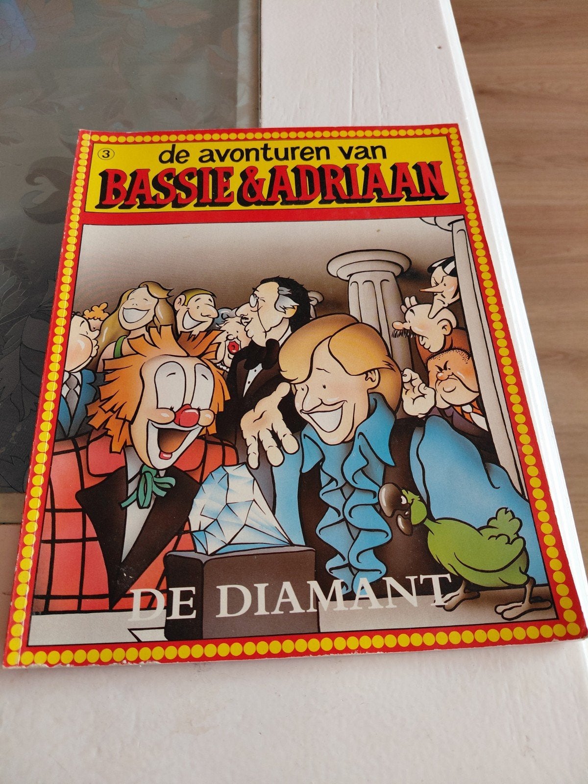 Bassie en Adriaan en De Diamant stripboek., Eén stripboek, Ophalen of Verzenden, Gelezen