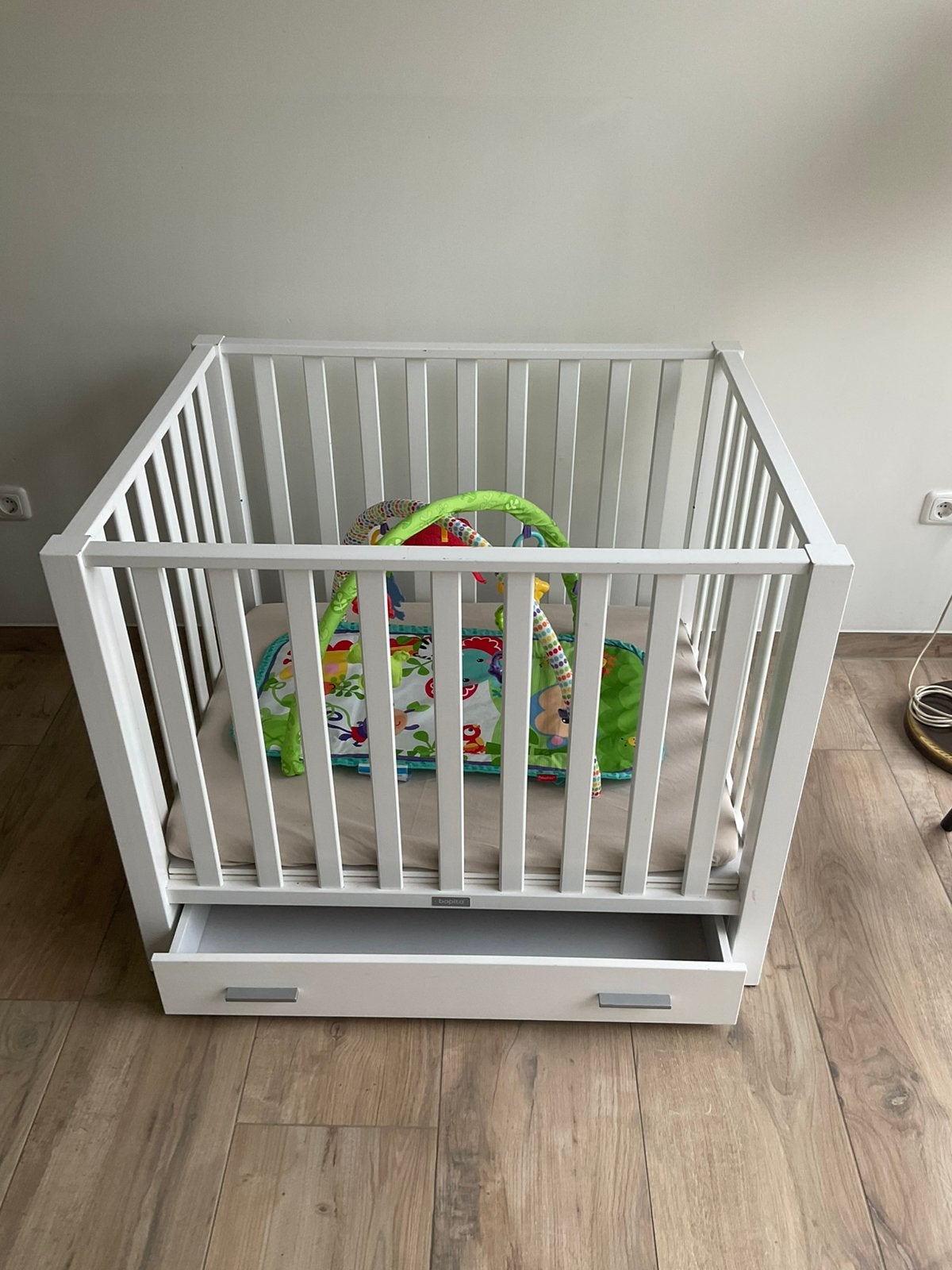 Bopita babybox Brent wit met lade, Kinderen en Baby's, Ophalen, Gebruikt, Lade