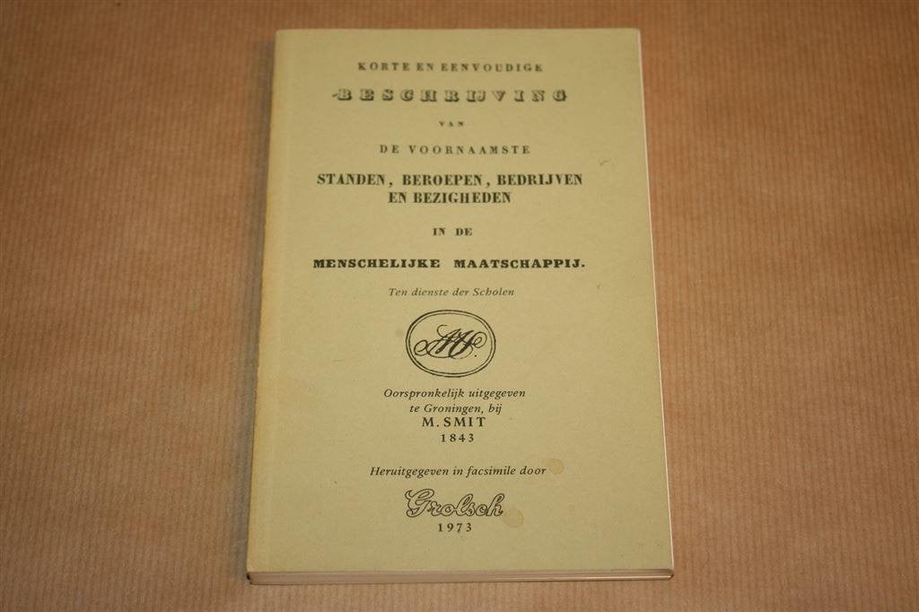 Beschrijving standen, beroepen, bedrijven, bezigheden 1843, Boeken, Verzenden, Gelezen