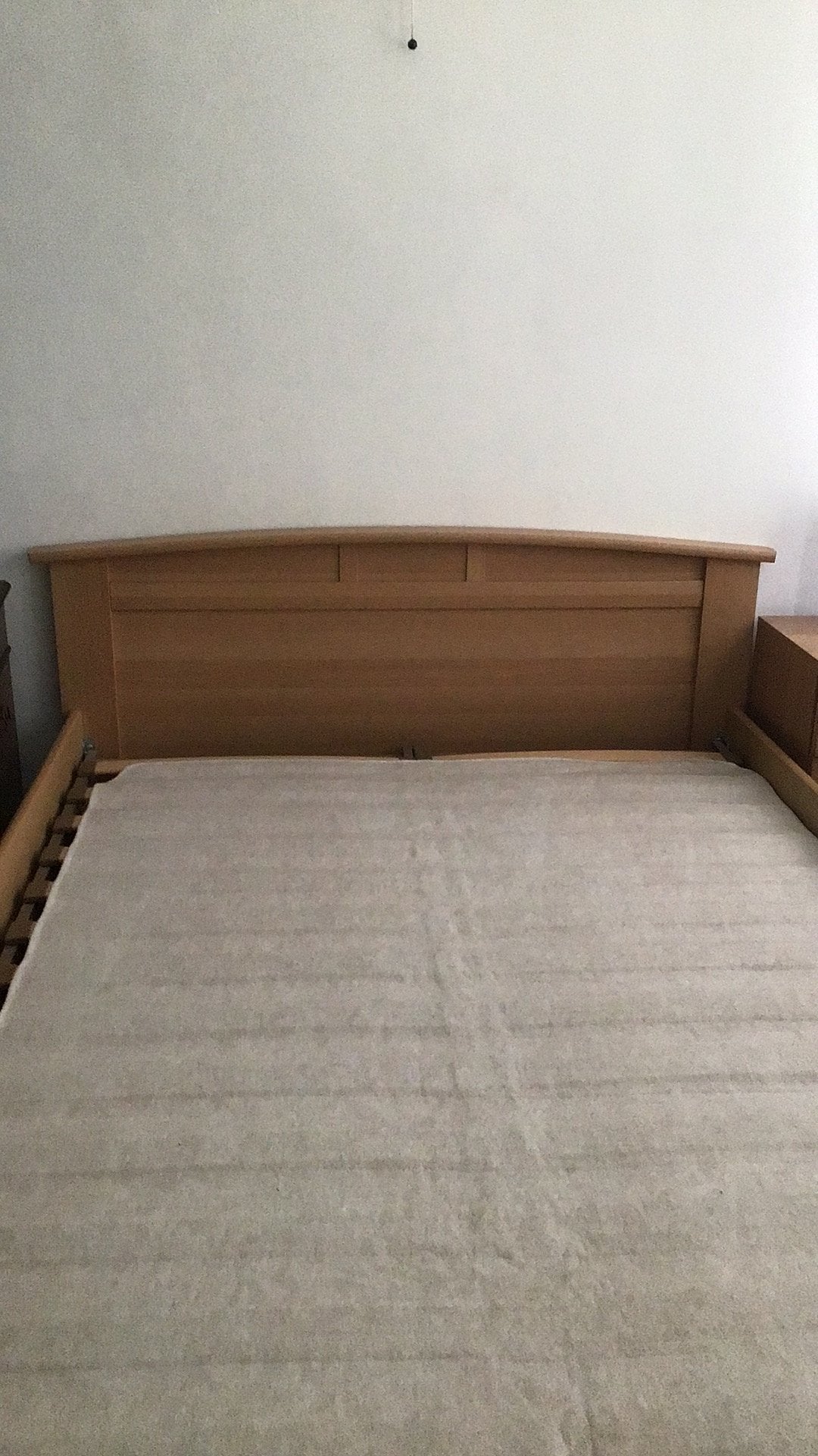 Tweepersoonsbed extra lang, 140 x 220, Huis en Inrichting, Slaapkamer | Bedden, Ophalen, Gebruikt, Tweepersoons, 140 cm