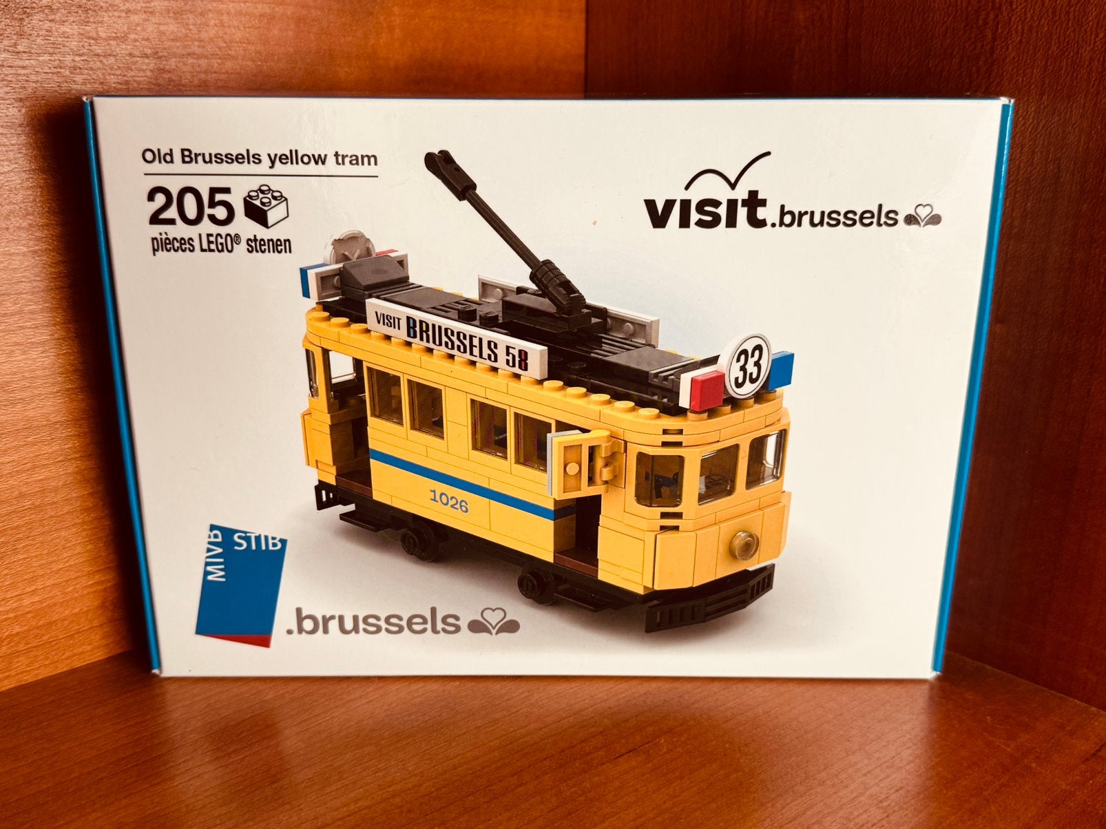Limited: Lego Old Brussels Yellow Tram Expo 1958 (nieuw), Ophalen, Lego, Nieuw, Complete set