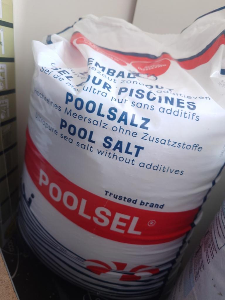 Poolsel Poolzout  25kg - Hoogwaardig Zeezout voor Zwembaden, Ophalen, Nieuw, Overige typen