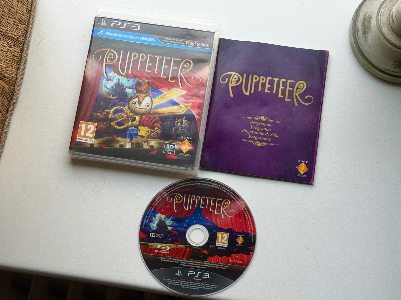 Puppeteer | PS3, Spelcomputers en Games, Avontuur en Actie, Gebruikt, ., 1 speler