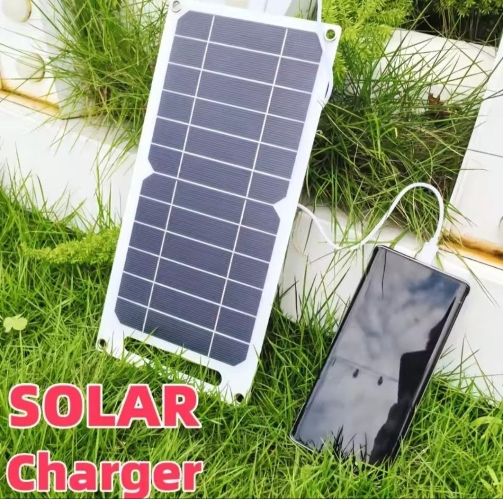 Draagbaar zonnepaneel / solar panel (5V USB-A aansluiting), Ophalen, Universeel, Oplaadstation, Nieuw