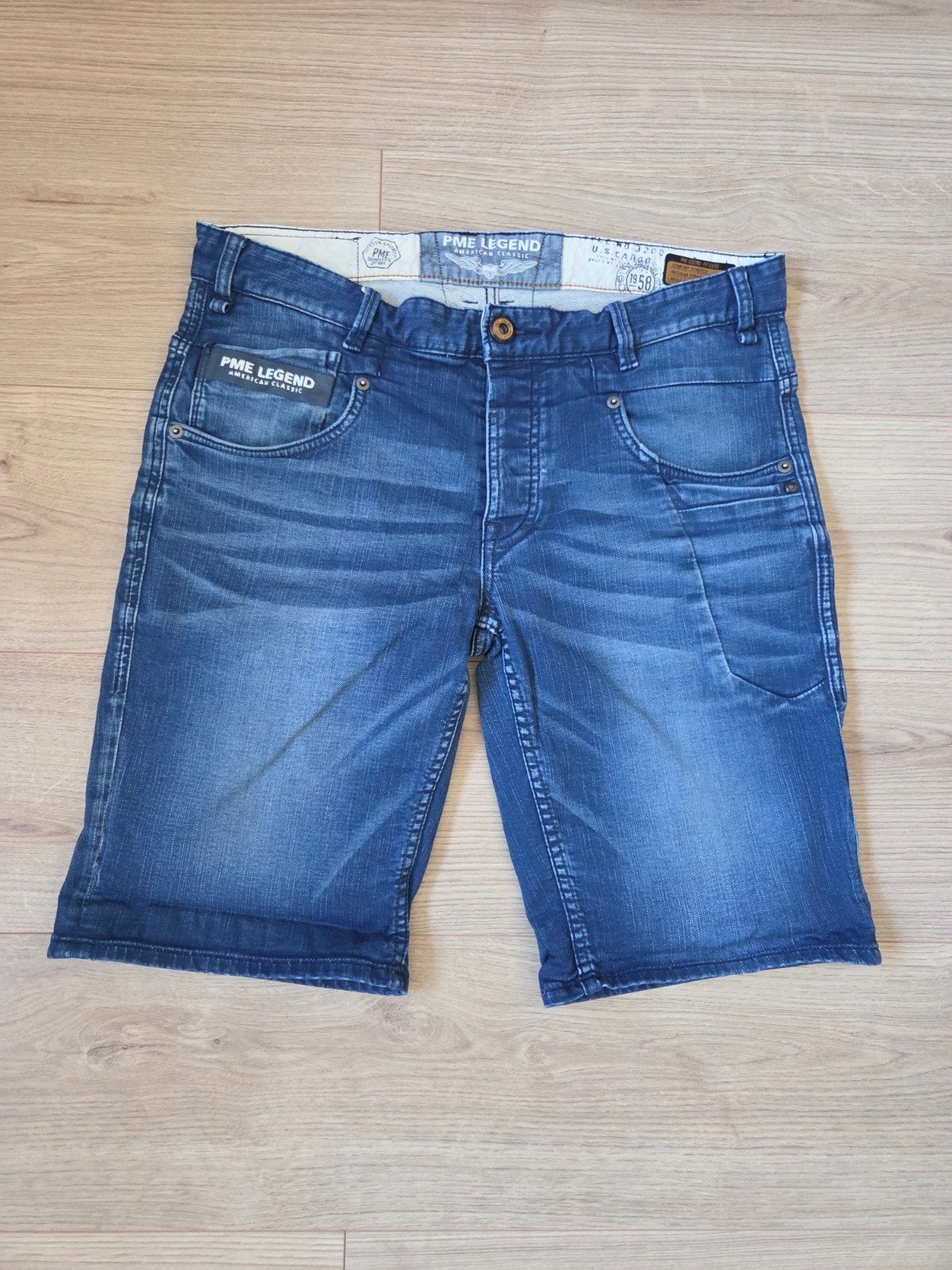 PME legend korte broek maat 33, Kleding | Heren, Ophalen of Verzenden, Zo goed als nieuw, Blauw, W33 - W34 (confectie 48/50)