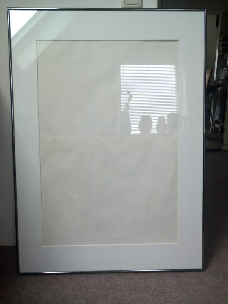 Fotolijst / schilderijlijsten zilver, Ophalen, Metaal of Aluminium, Zo goed als nieuw, 75 cm of meer