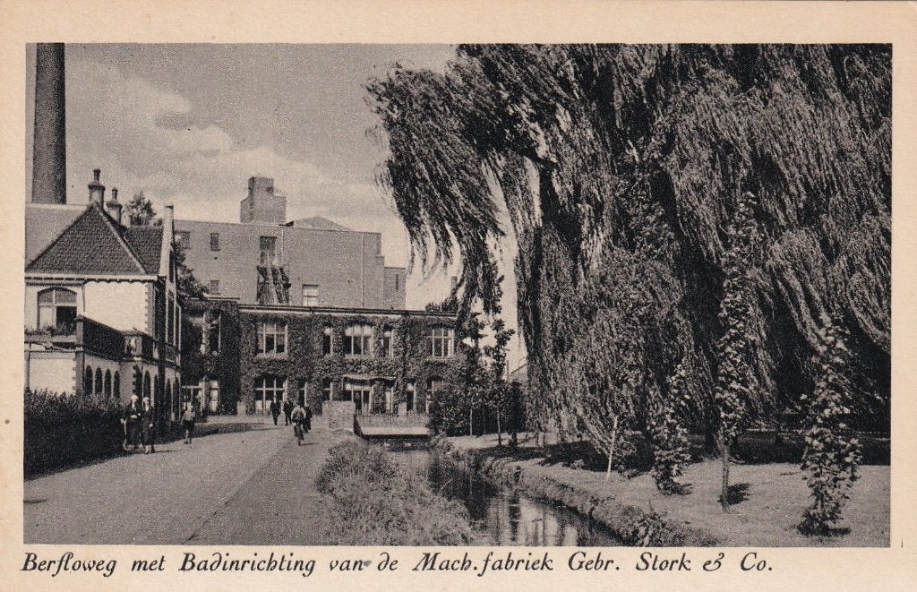 Hengelo, Zwembad, Stork., Verzenden, 1920 tot 1940, Ongelopen, Overijssel