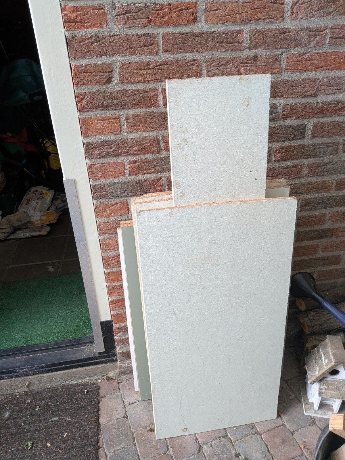 Hout platen / resthout, Ophalen, Gebruikt, 25 tot 50 mm, Overige typen