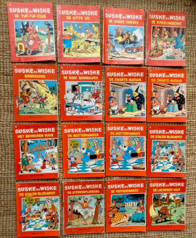 Suske en Wiske stripboeken - Grote collectie, Meerdere stripboeken, Ophalen, Gelezen