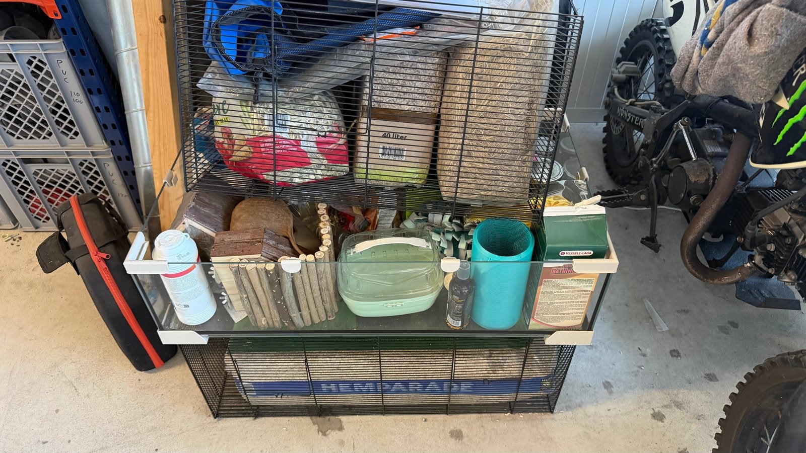 Cavia / hamster klooi, vollege set, Ophalen, Transportkoffer of -box