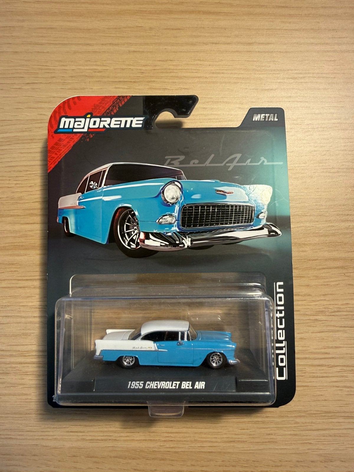 Majorette Collection, 1955 Chevrolet Bel Air, Ophalen of Verzenden, Zo goed als nieuw, Auto