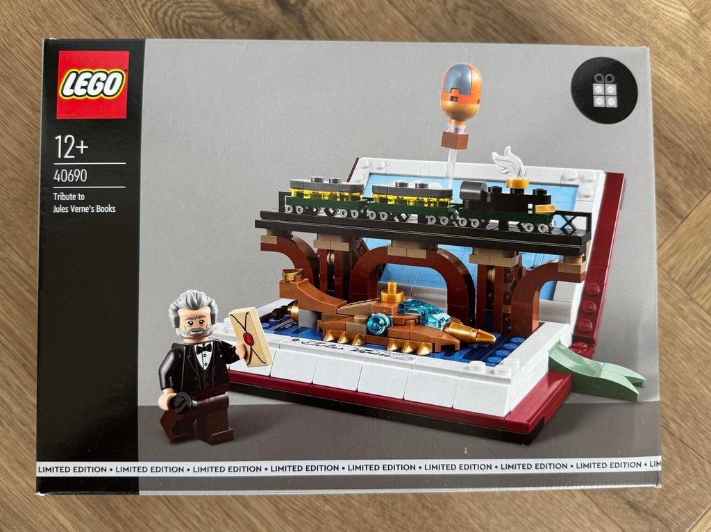 Lego 40490 Tribute to Jules Verne's Books, Lego, Nieuw, Ophalen of Verzenden, Inclusief doos