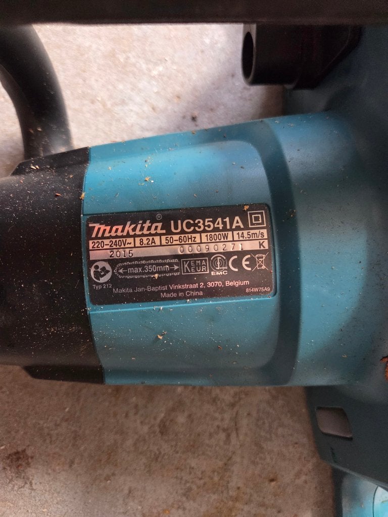 Makita kettingzaag UC3541A, Tuin en Terras, Ophalen, Gebruikt, Overige soorten, Makita