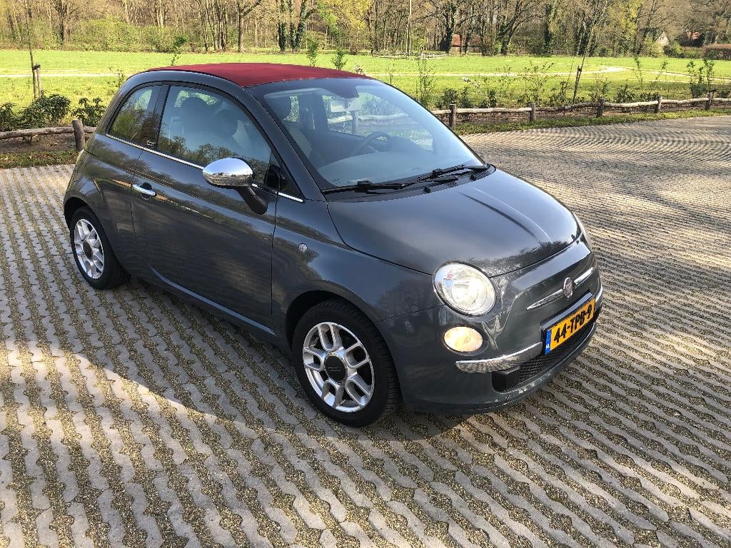 Fiat 500 1.2    2012 Grijs, Auto's, 4 cilinders, Origineel Nederlands, Handgeschakeld, Elektrische ramen
