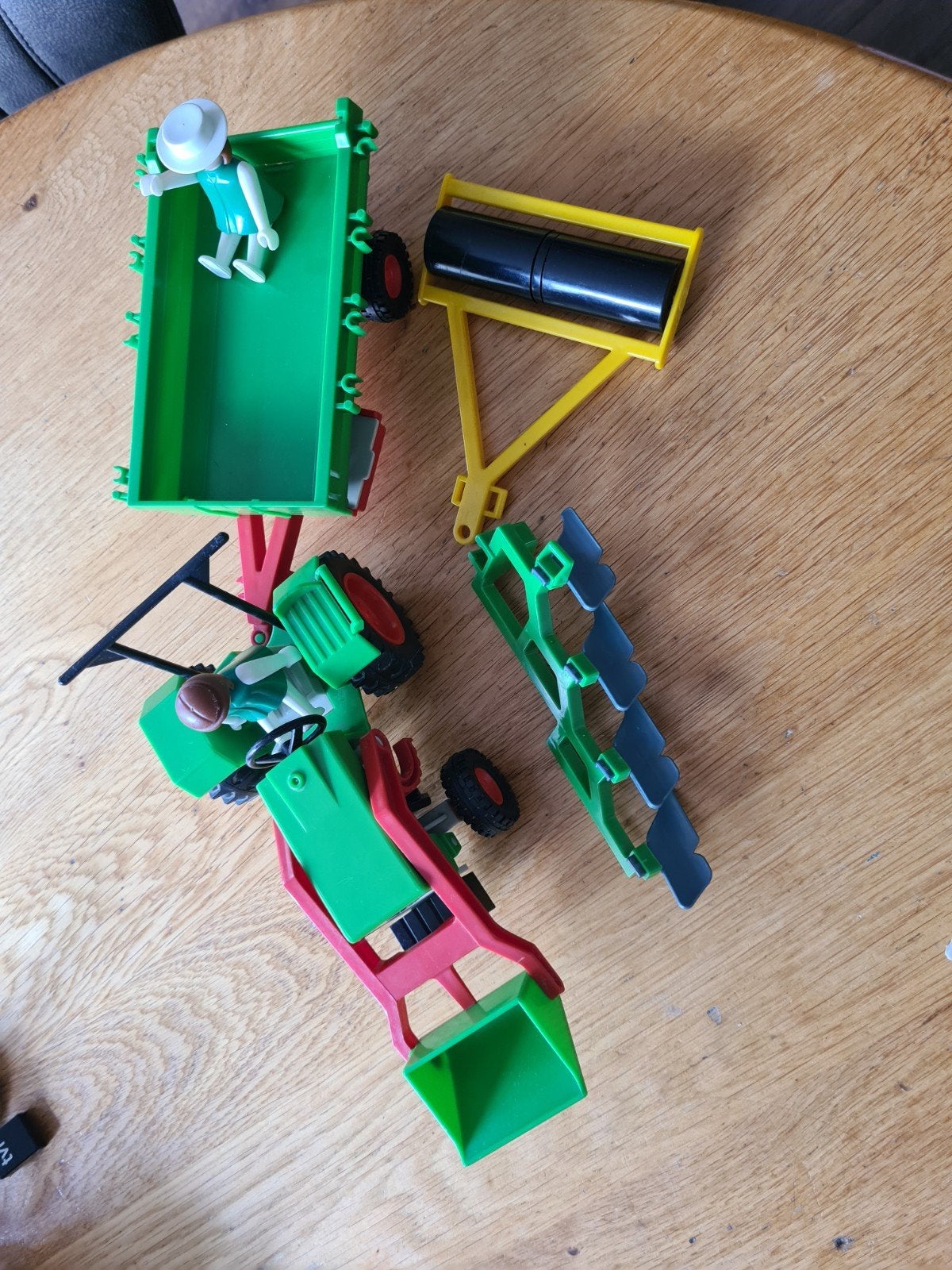 playmobiel tractor met ass., Verzamelen, Ophalen, Gebruikt