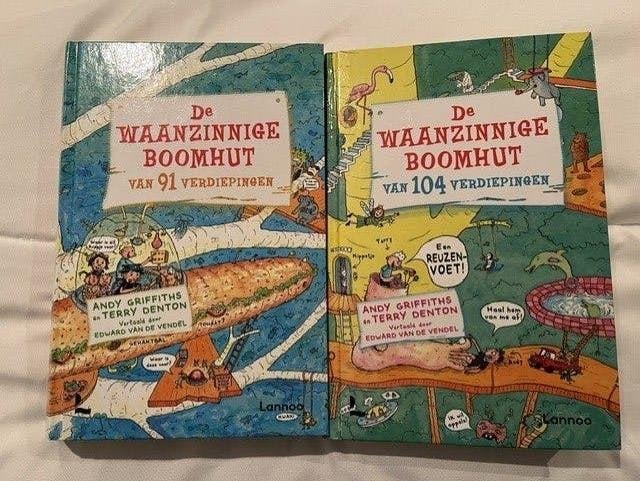 De waanzinnige boomhut deel 7 en 8, Ophalen of Verzenden, Zo goed als nieuw, Andy Griffiths en Terry Denton, Fictie algemeen