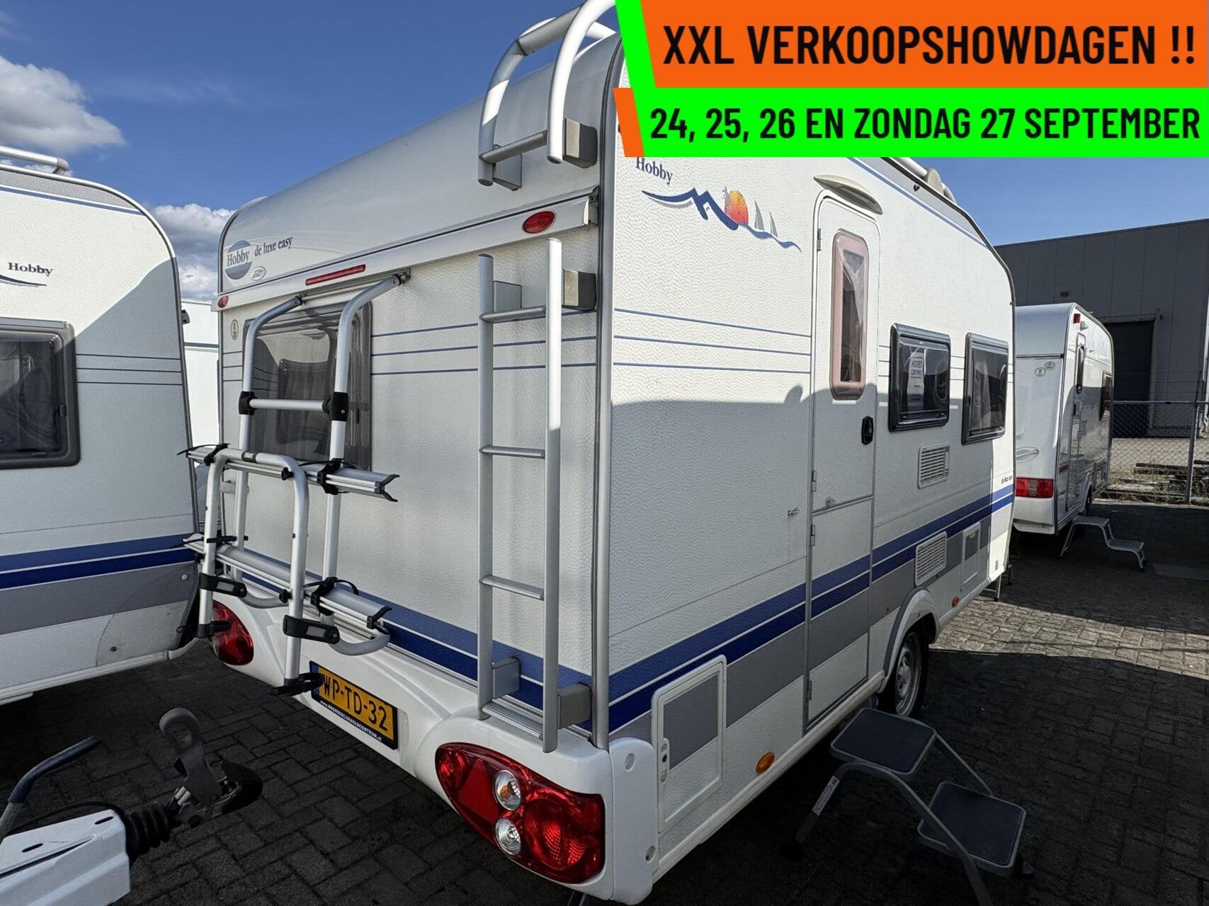 Hobby 400 - XXL VERKOOPSHOW 24,25,26 & 27 SEPT. 10-17 UUR, Caravans en Kamperen, Hobby, Bedrijf, 750 - 1000 kg, 5 tot 6 meter