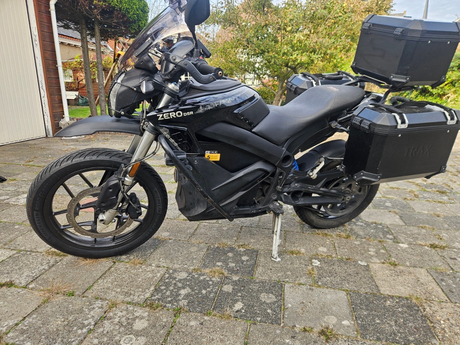 Zero DSR zr 14.4 Black Forest Edition met nieuwe banden, Motoren, Gebruikt, Particulier, Enduro, ABS
