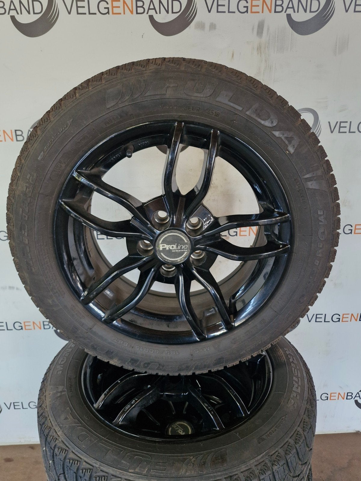 Winterset Skoda Scala VW Polo A1 Citycarver 5x100 57,1, Auto-onderdelen, Banden en Velgen, Gebruikt, 16 inch, ., Banden en Velgen