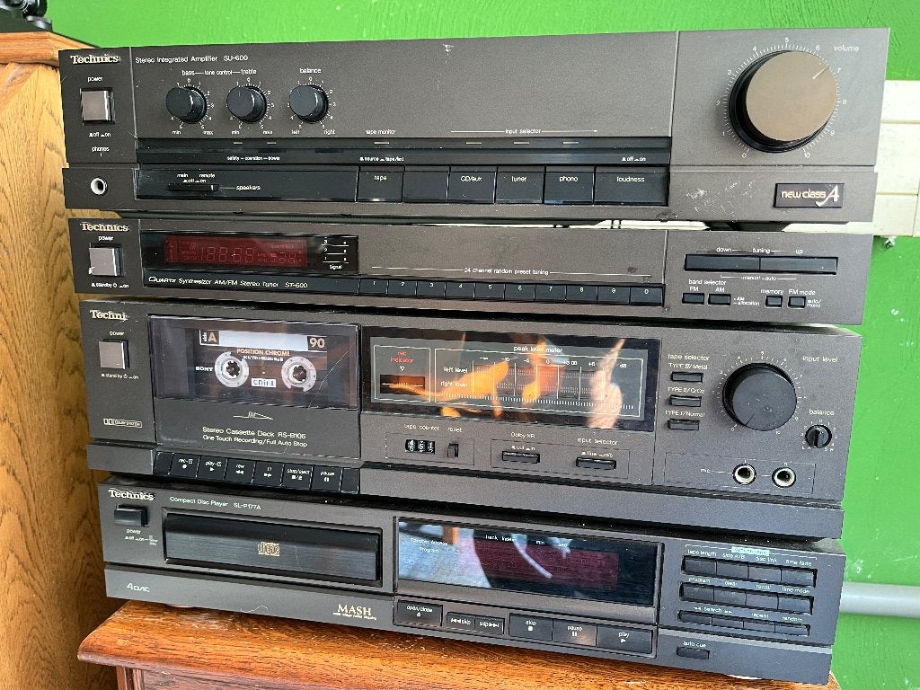 Technics HiFi Stereo Set + boekjes!, Gebruikt, Tuner of Radio, Losse componenten, Ophalen