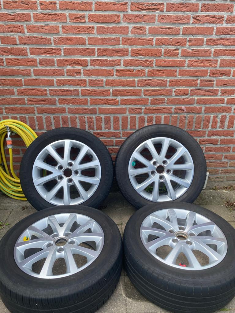 Volkswagen Golf Velgen 16 inch met banden, Auto-onderdelen, Ophalen of Verzenden, Gebruikt, Volkswagen