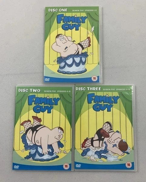 Family Guy Seizoen 5 Dvd Box Set Tv Serie, Verzenden, Alle leeftijden, Zo goed als nieuw, Komedie
