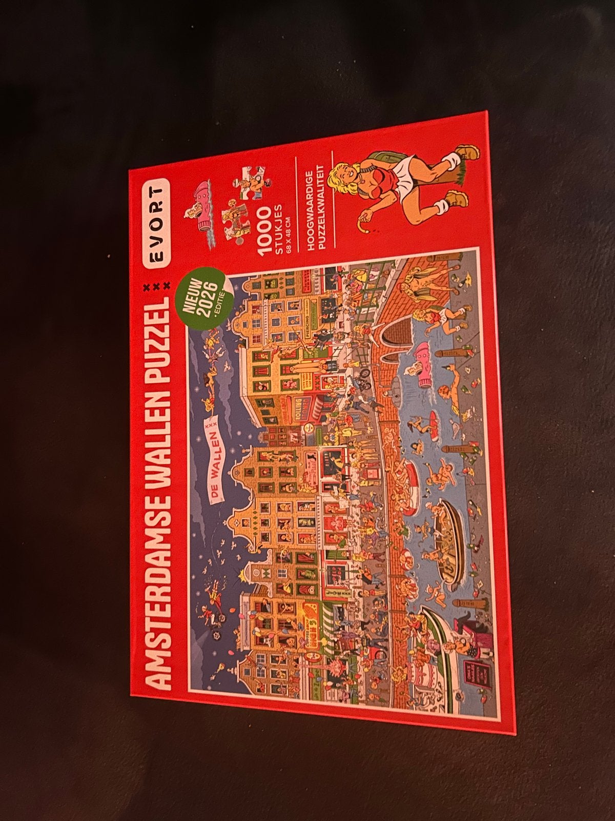 Amsterdamse wallen puzzel Nieuw 2026 editie, Ophalen of Verzenden, 500 t/m 1500 stukjes, Nieuw, Legpuzzel