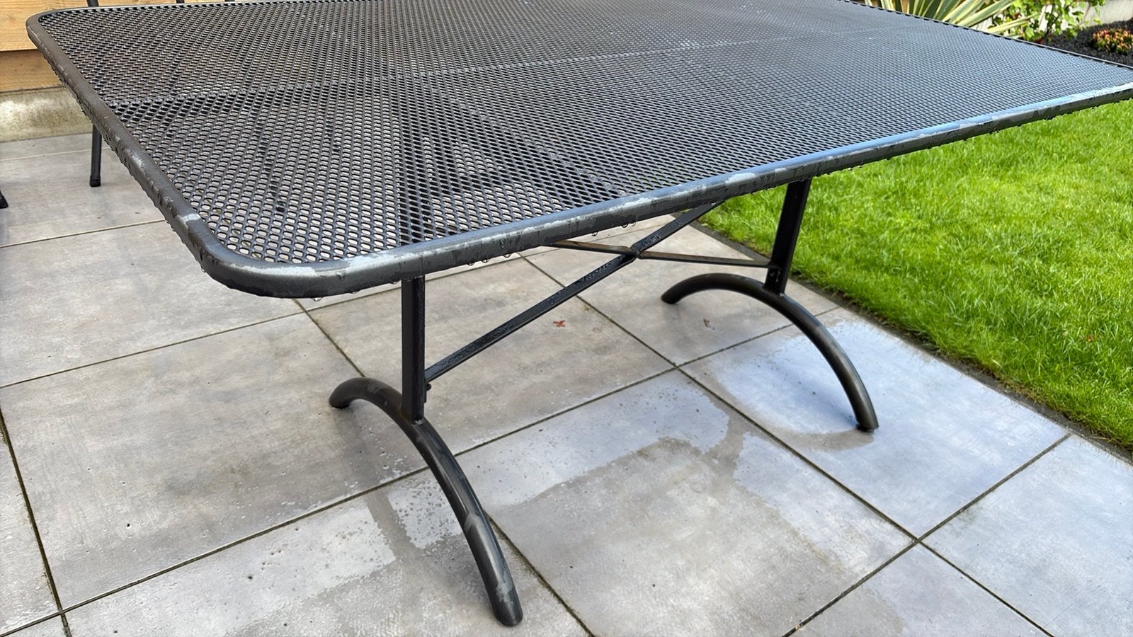 Bijna gratis tuintafel, Tuin en Terras, Tuintafels, Ophalen, Gebruikt, Rechthoekig, Metaal