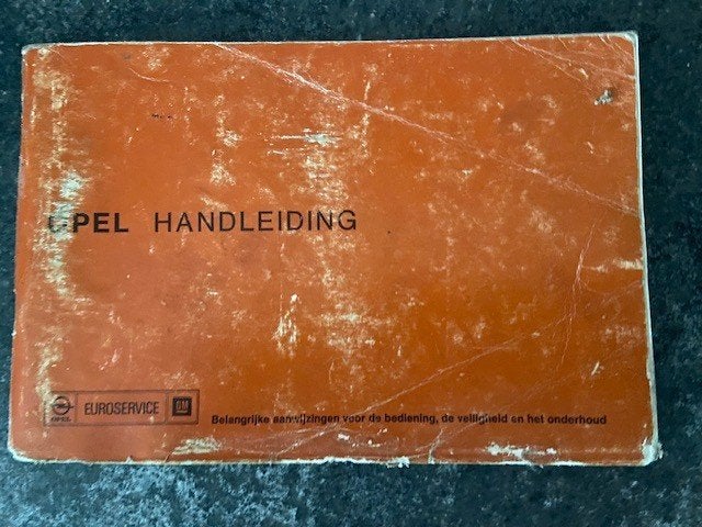 Handleiding Opel Kadett Ascona Manta Rekord, Ophalen of Verzenden