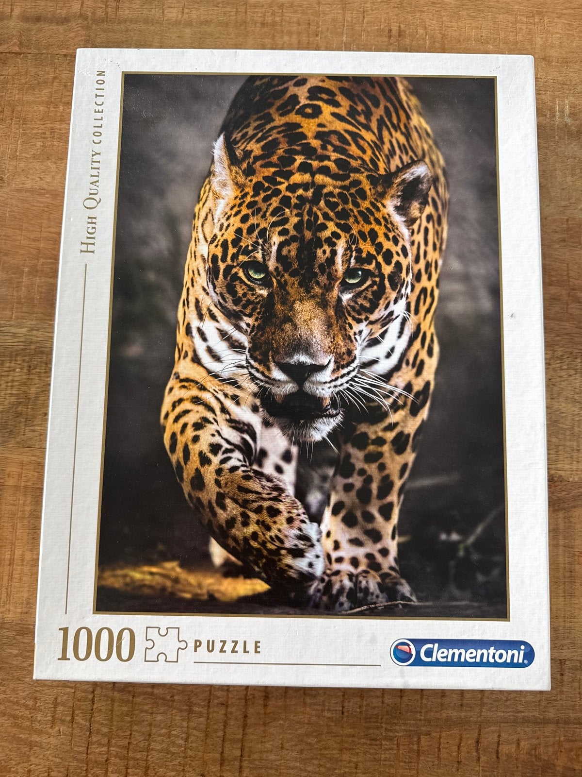 Clementoni 1000 stukjes puzzel - Jaguar, Ophalen, 500 t/m 1500 stukjes, Zo goed als nieuw, Legpuzzel
