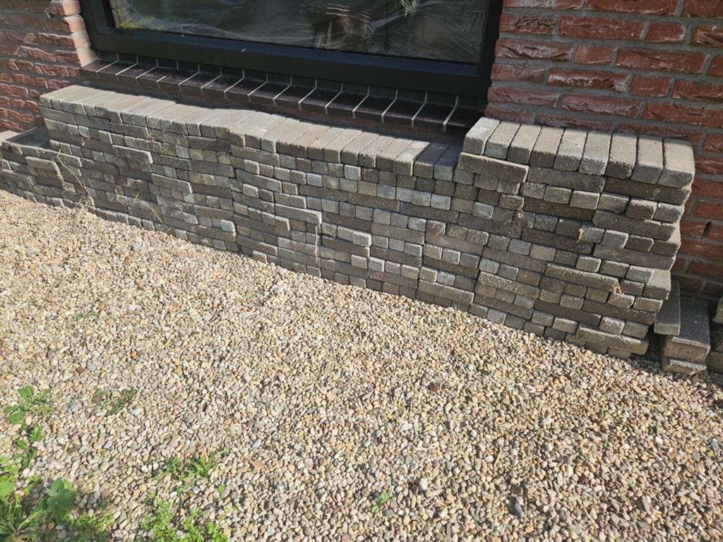 Gratis afhalen. Terrasklinkers 20x7x5 ea zie foto s, Ophalen, Gebruikt, Klinkers, 5 tot 10 m²