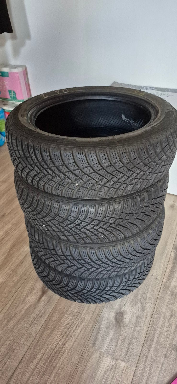 Winterbanden 185/55 R16 87H - Zo goed als nieuw (7MM), Auto-onderdelen, Banden en Velgen, Ophalen, 16 inch, Band(en), 185 mm