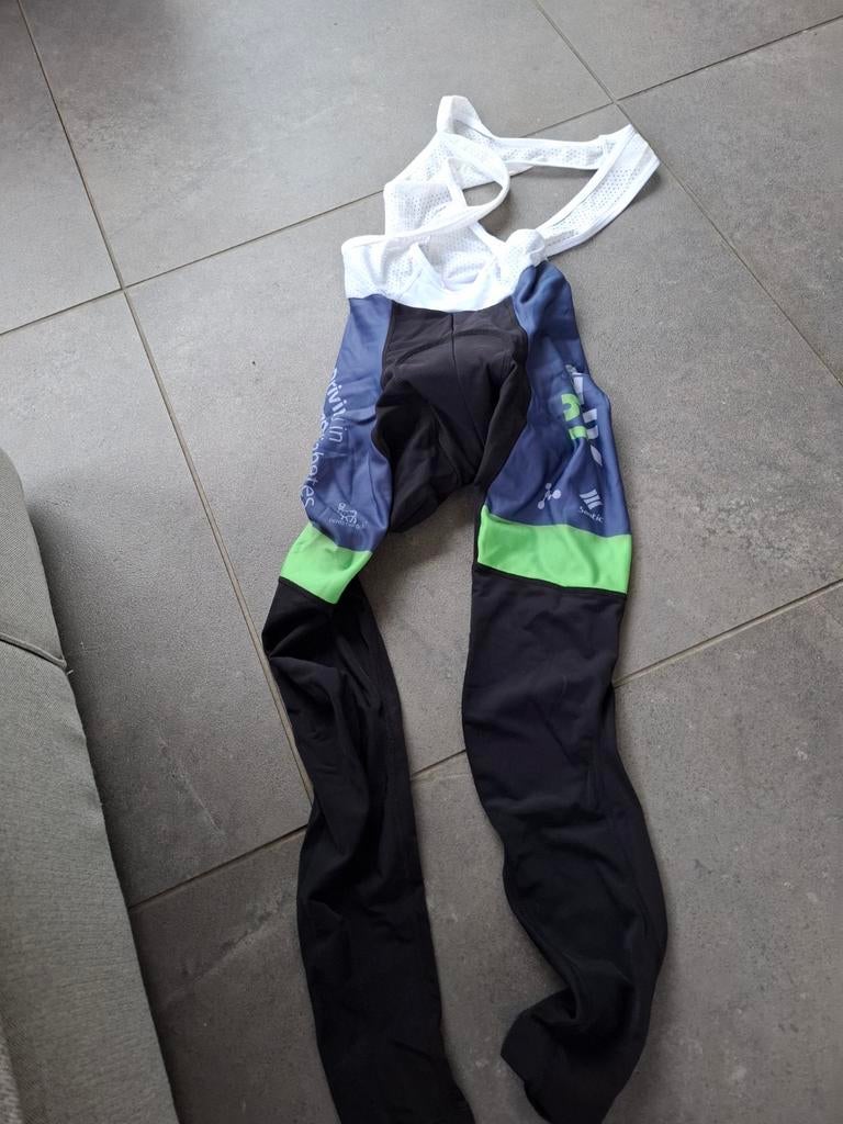 Team novo nordisk lange broek met zeem gebruikt maat xs here
