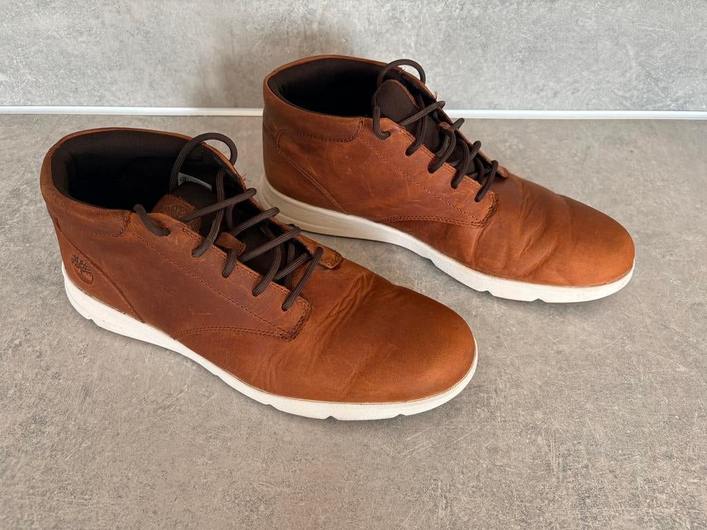 Timberland Parker street veterboots rust, maat 47.5, Kleding | Heren, Schoenen, Ophalen of Verzenden, Zo goed als nieuw, Bruin