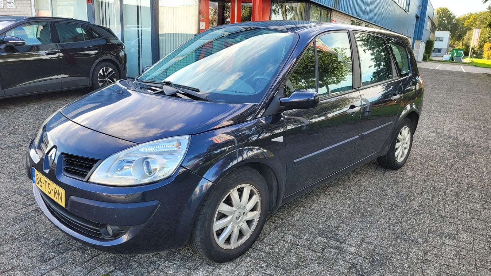 Renault Grand Scenic 2.0 16V 5P 2007 Blauw koopje Rijd goed, Voorwielaandrijving, Stof, Zwart, 4 cilinders
