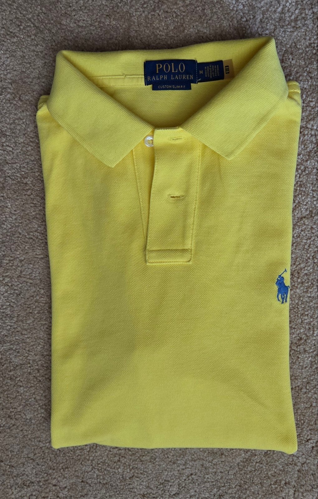 Geel Polo Ralph Lauren maat M !, Maat 48/50 (M), Geel, Ophalen of Verzenden, Polo Ralph Lauren