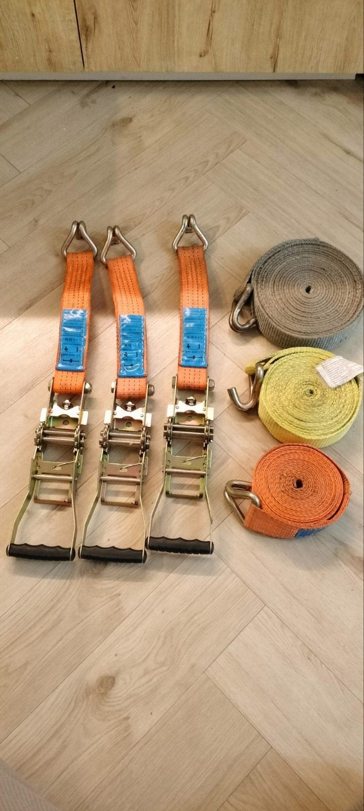Professionele Spanbanden met Ratel(Set van3)Alproned SpanSet, Ophalen of Verzenden, Gebruikt