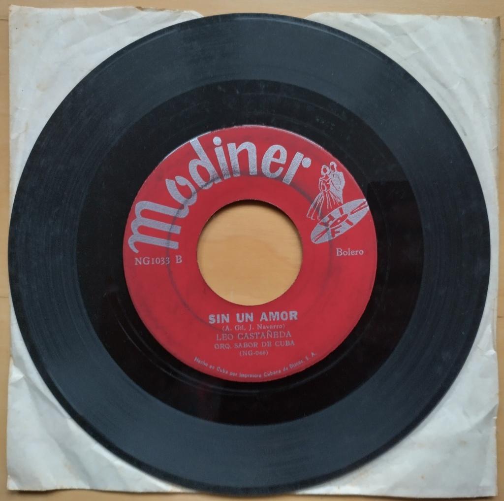7" Leo Castañeda - El Plebeyo Cuba Modiner NG-1033, Latin en Salsa, Gebruikt, 7 inch, Single