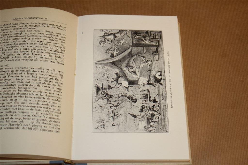 Mijne reisportefeuille. Harm Boom. 1932., Ophalen of Verzenden, Gelezen