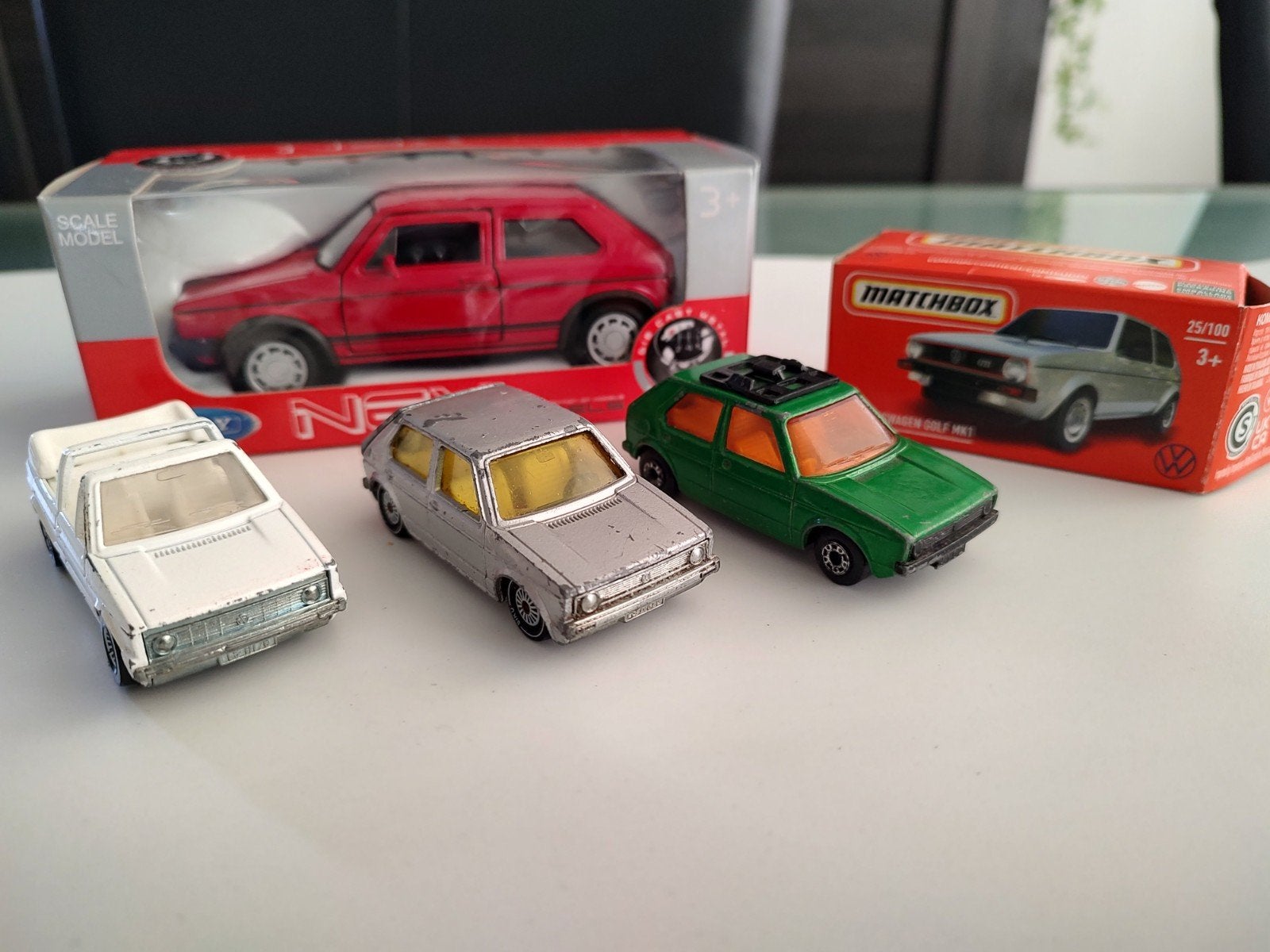 Diverse Volkswagen Golf MK1 - Matchbox, SIKU en Welly, Ophalen of Verzenden, Gebruikt, Auto