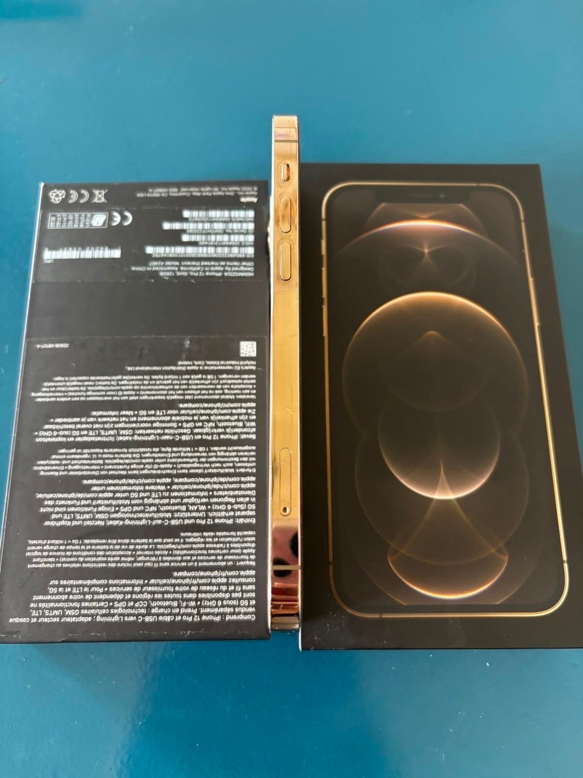 iPhone 12 Pro Max Goud 128GB - Achterkant gebarsten, Ophalen, IPhone 12 Pro Max, Zonder simlock, Zonder abonnement