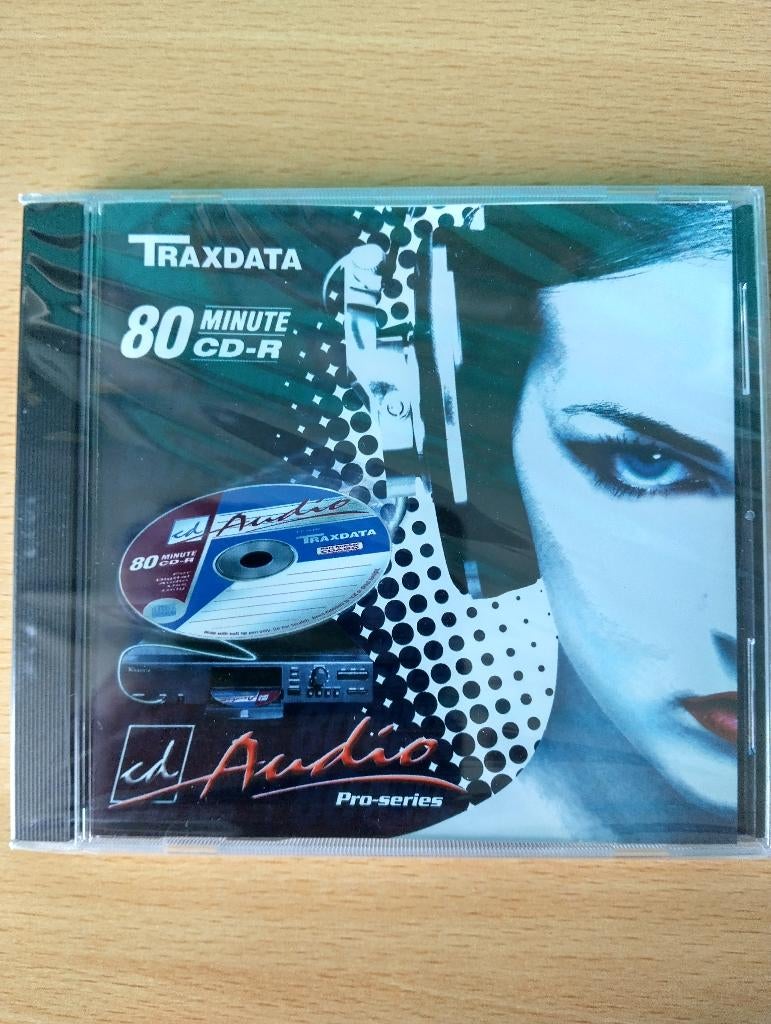 TRAXDATA CD-R 80MIN. * Geschikt Voor Audio CD Recorders *, Computers en Software, Beschrijfbare discs, Nieuw, Cd, Ophalen of Verzenden