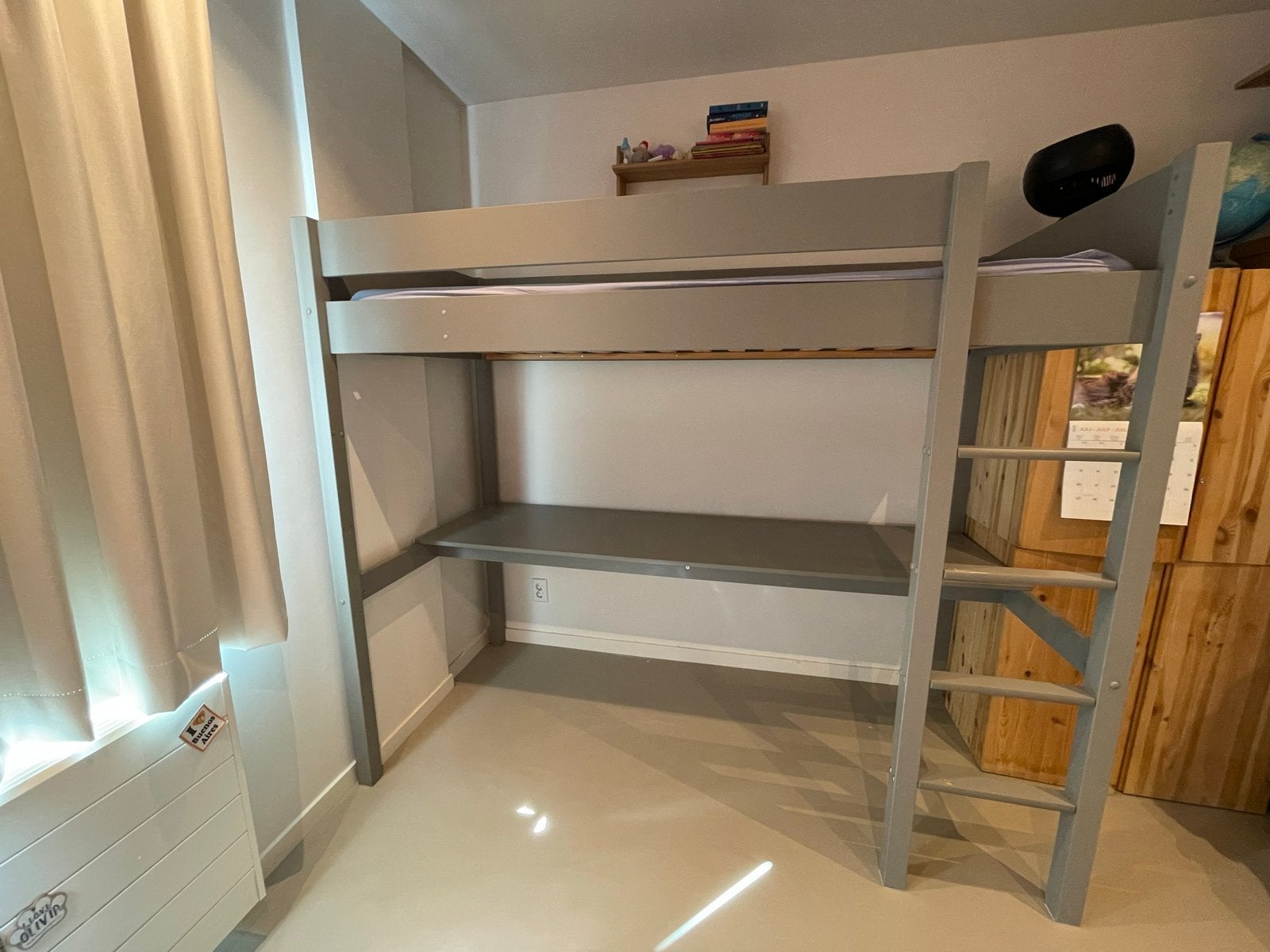 Hoogslaper met bureau - Petite Amelie (paar jaar oud), Ophalen, Gebruikt, Eenpersoons, 200 cm