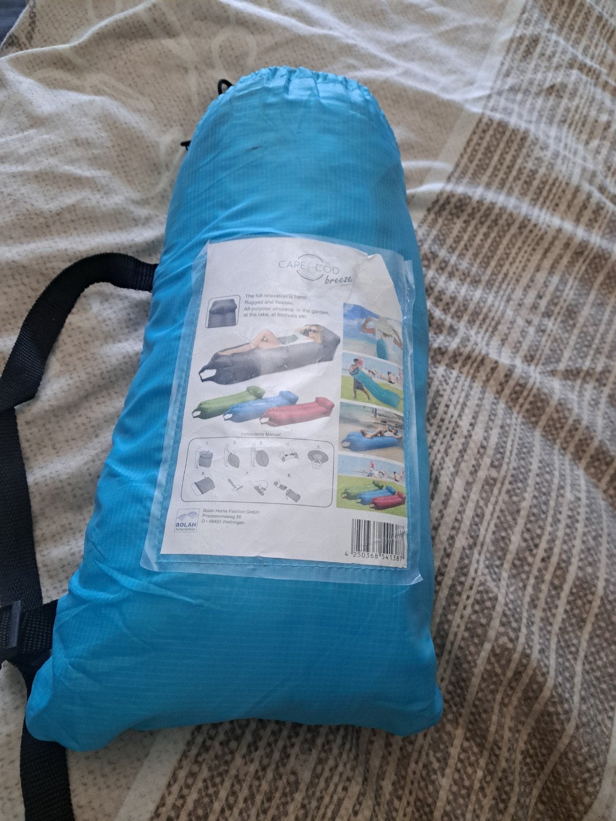 strand bed opblaasbare, Ophalen of Verzenden, Zo goed als nieuw