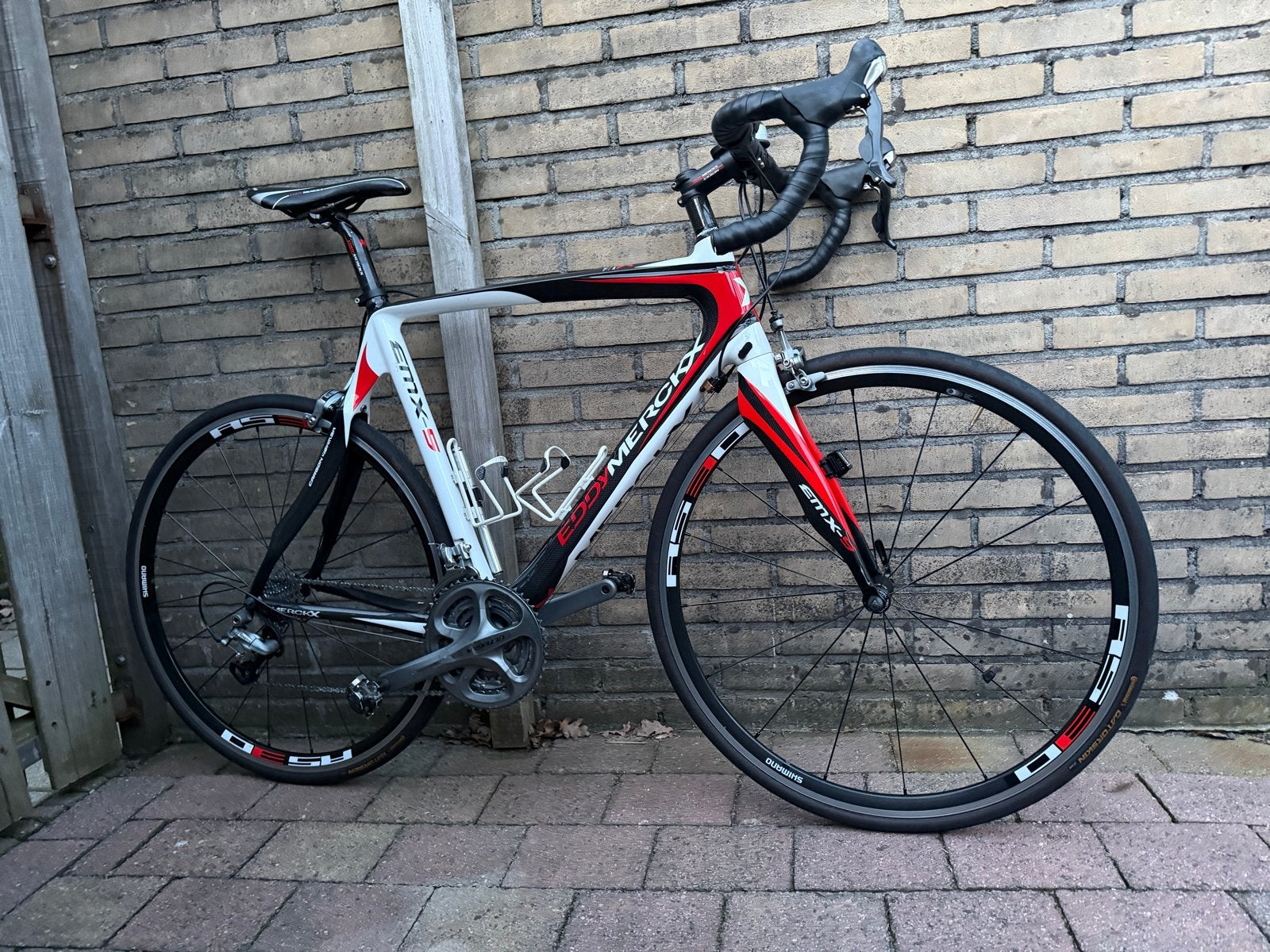 Eddy Merckx EMX-5 Carbon racefiets - Volledig Ultegra, Fietsen en Brommers, Carbon, Velgrem, Zo goed als nieuw, Meer dan 20 versnellingen