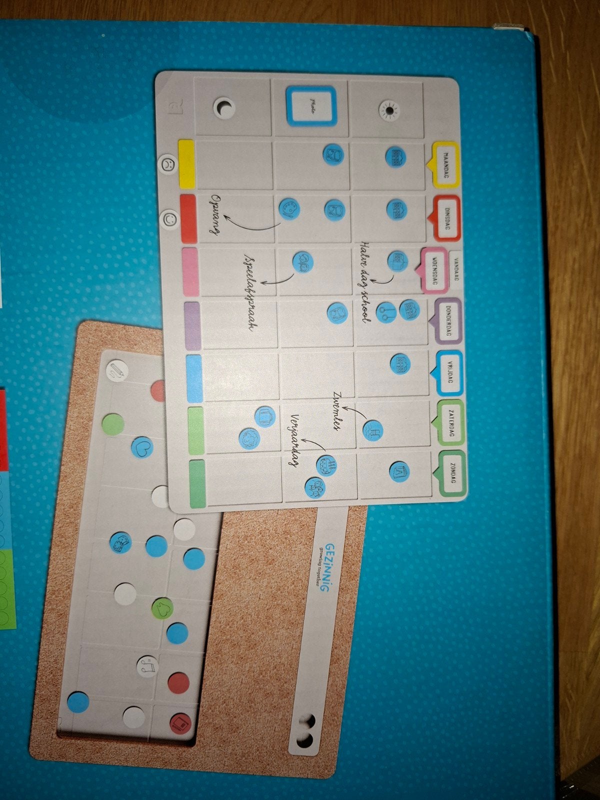 Gezinsplanner / Weekplanner met magneten, Overige thema's, Overige typen, Nieuw, Meerkleurig