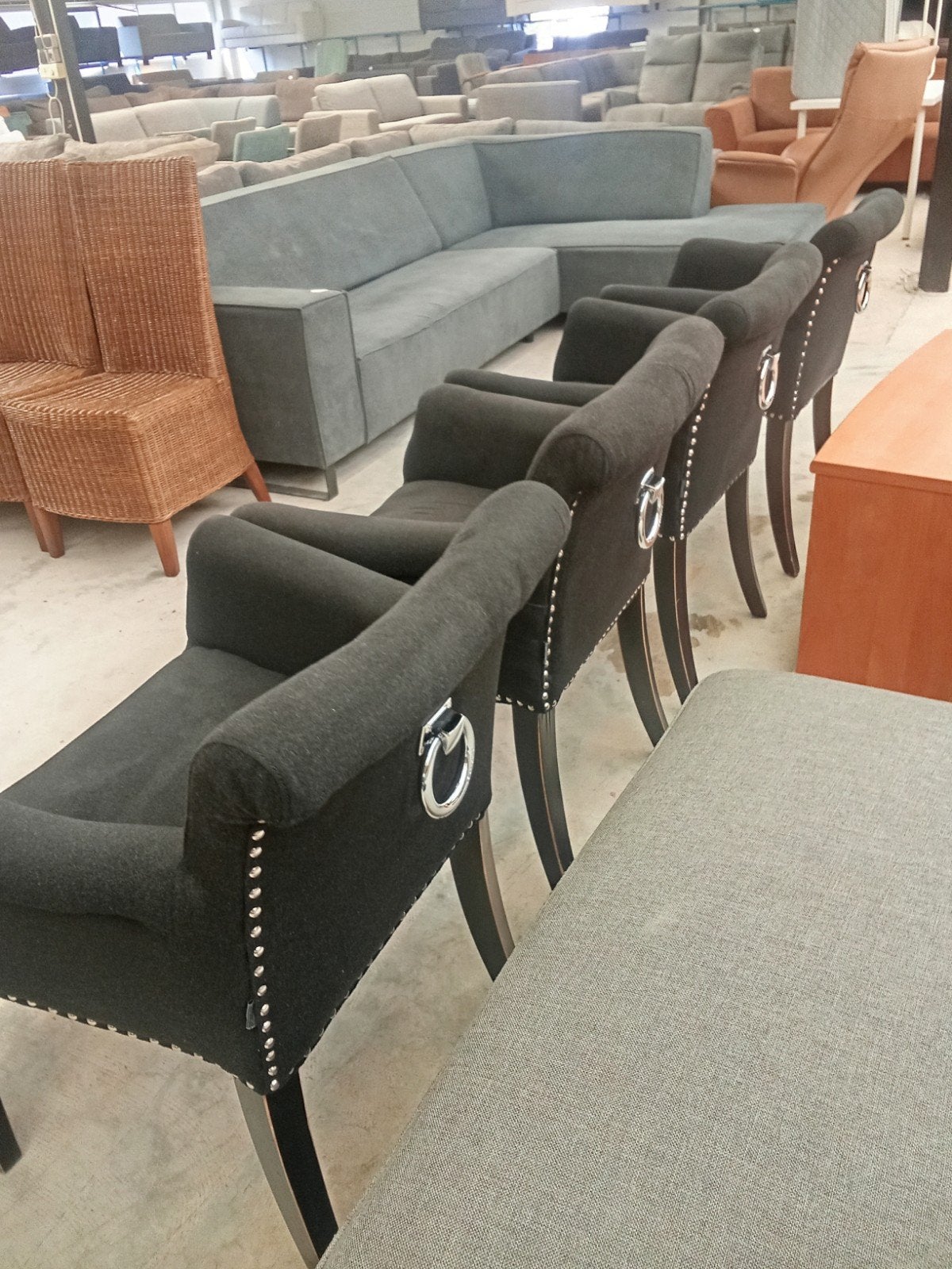 4 eichholtz stoelen €40,- per stuk, Gebruikt, ., Zwart, Eichholtz