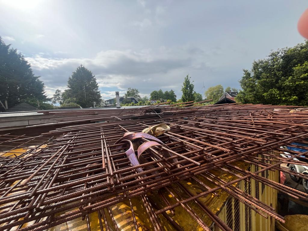 bouwstaalmatten wapening vloermat vlechtijzer wapeningsmat, Ophalen, Gebruikt, IJzer