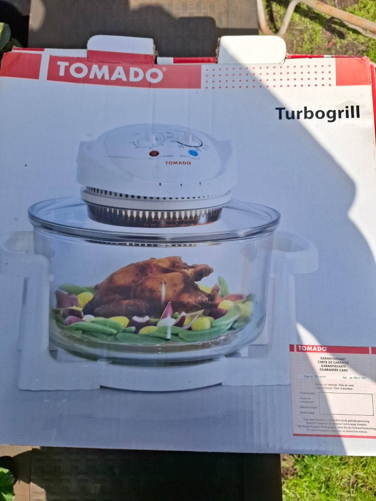 Tomado Turbogrill Halogeenoven - Nieuw in doos, Minder dan 45 cm, Overige merken, Minder dan 45 cm, Hete lucht